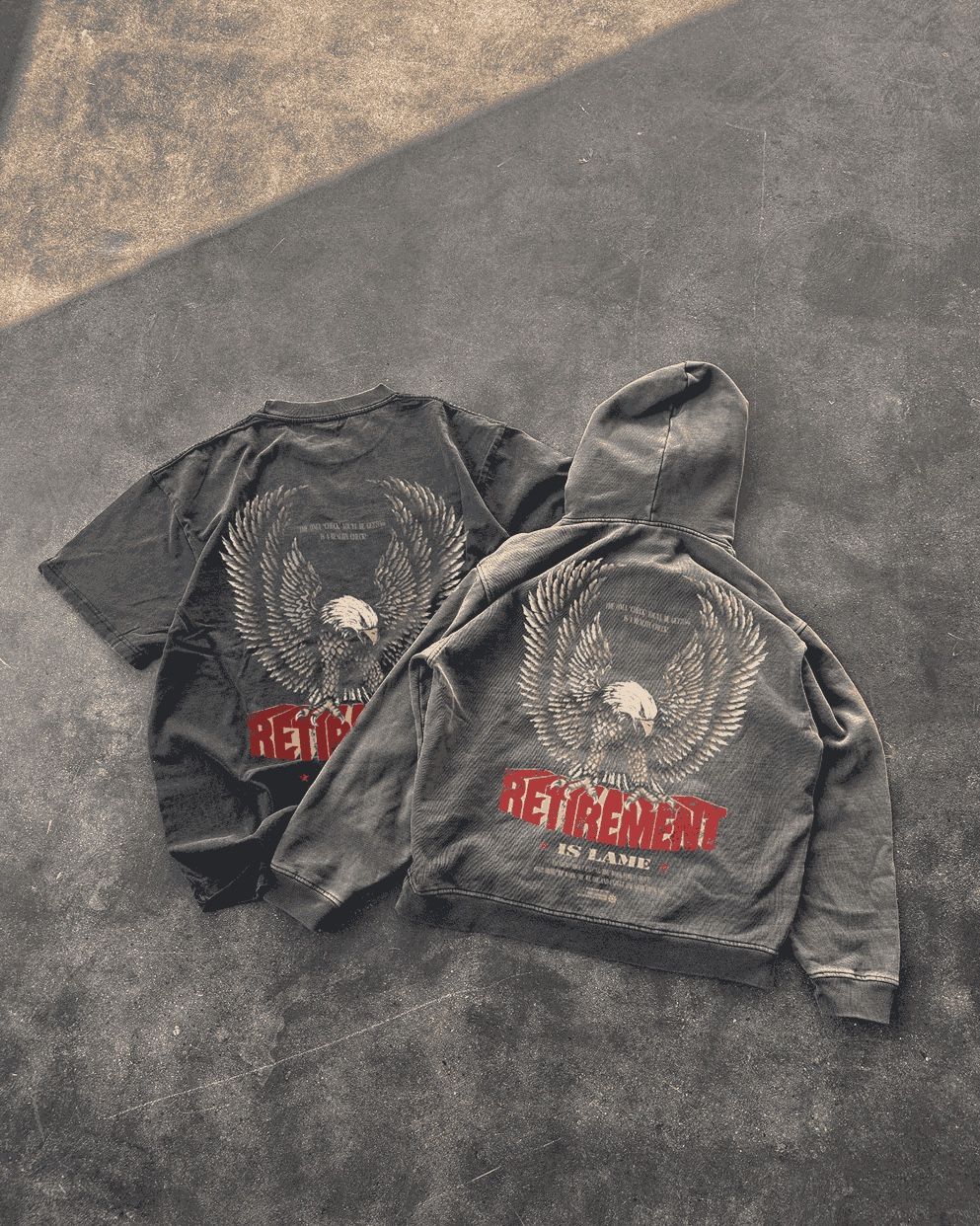 Retirement Is Lame Hoodie+shirt