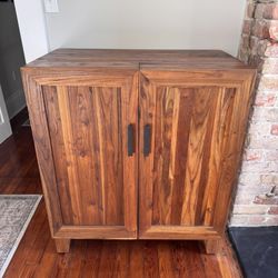 Solid Wood Bar Cabinet