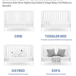 Baby Crib with Mattress 