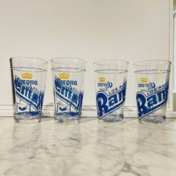 Beer Glasses. LOS ANGELES RAMS CORONA BEER GLASSES .