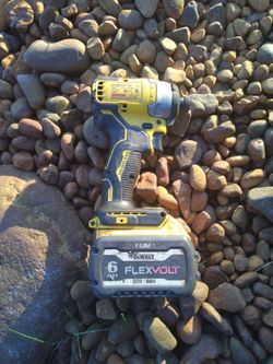 DeWalt 20v Impact Driver with 6AH FlexVolt 20v Battery