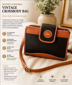 Vintage Dooney & Bourke All-Weather Leather