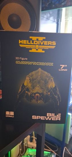Helldivers 2 Glow in the dark Bile Spewer action figure