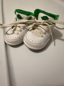Nike Air Jordan 2 Retro TD Lucky Green Shoes 2C (DQ8563-103)