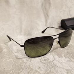 Maui   Jim Wiki   Black   Sunglasses   Gray   Gradient   Polarized