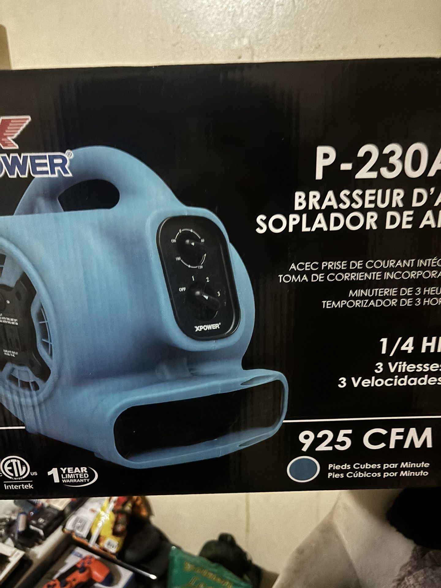Air Mover Fan Brand New Factory Sealed