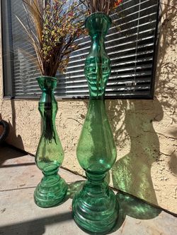 Decorative glass vases