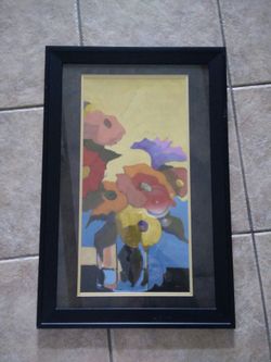 Pretty framed picture