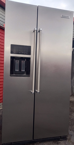 KitchenAid Side by Side Stainless Steel Fridge IceMaker