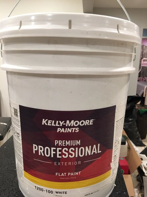 Kelly Moore paint------frost exterior flat