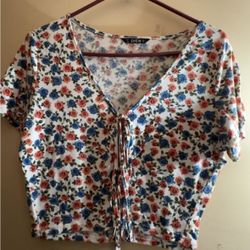 SHEIN floral top
