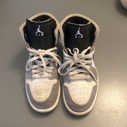 Jordan 1 Mid SE (Craft White Cement Grey Black)