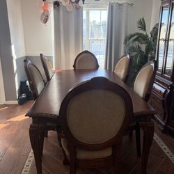 Dining Room Set For 6 And China Closet
