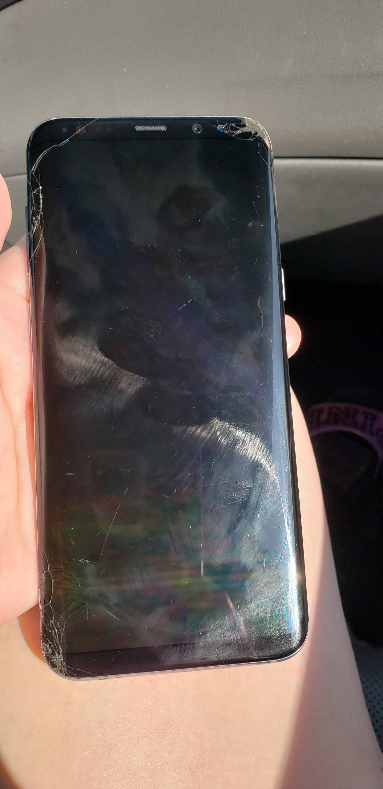 Cracked T-Mobile Samsung galaxy s8+ s8 plus