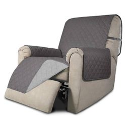 Easy-Going Recliner Sofa Slipcover Reversible Sofa Cover Water Resistant Couch Cover Furniture Protector with Elastic Straps for Pets Kids Children Do