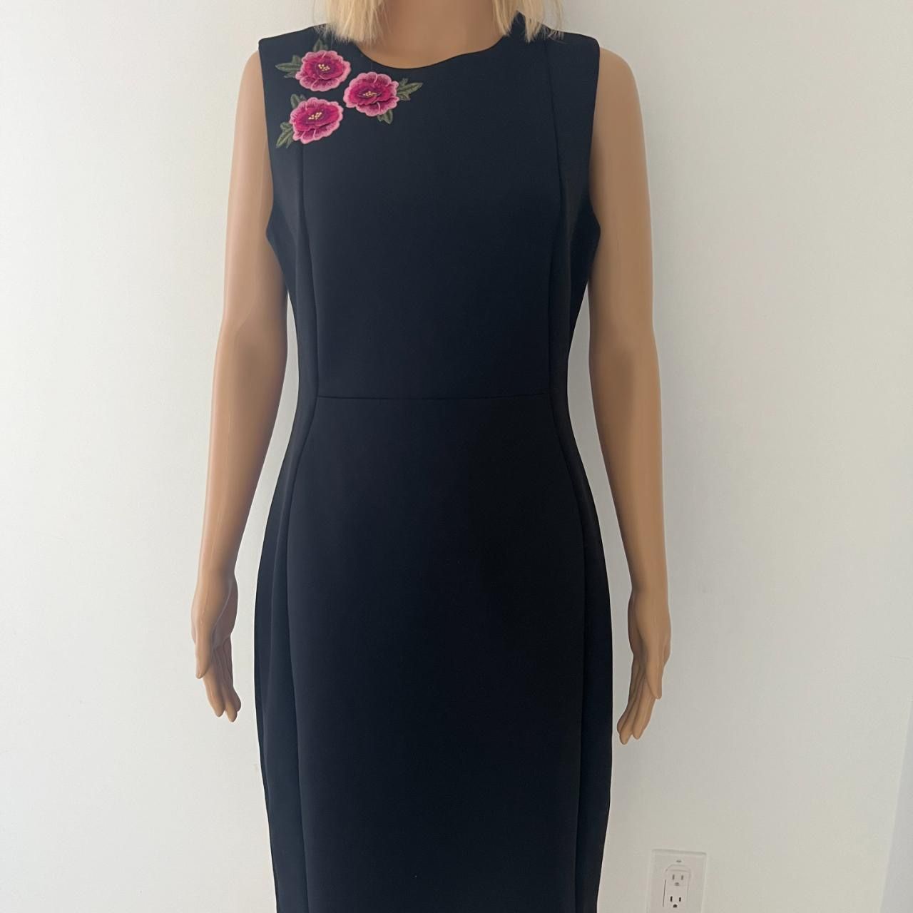 Calvin Klein women black casual dress, Large, NWT