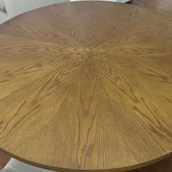 Solid wood table & chairs