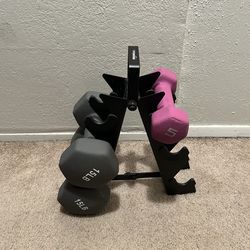 Dumb bell set