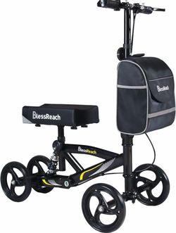 Medical transport knee scooter walker brand new hand brake