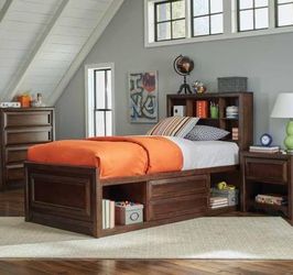Twin Size Storage Bed @Elegant Furniture