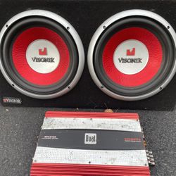 12inch Dual Subwoofer With Amp