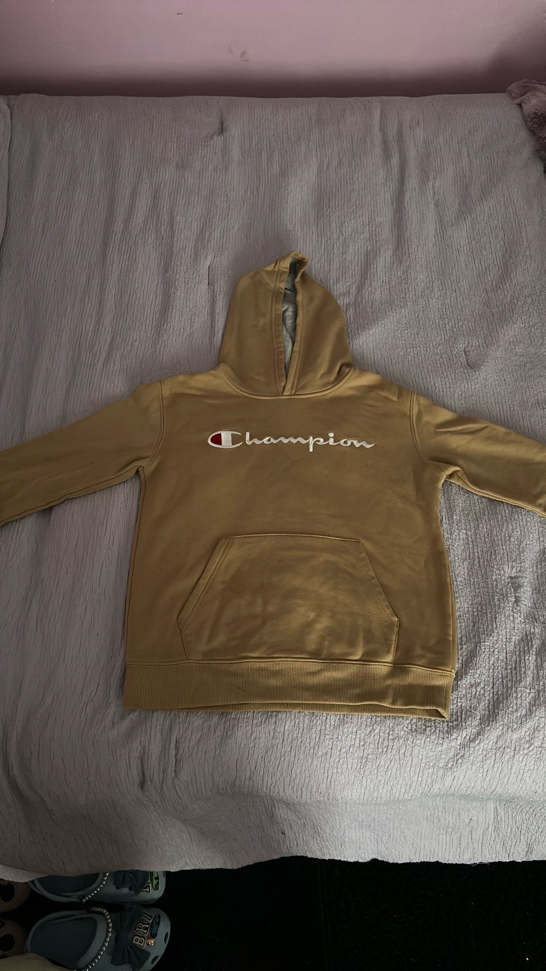 Kaki Champion Hoodie