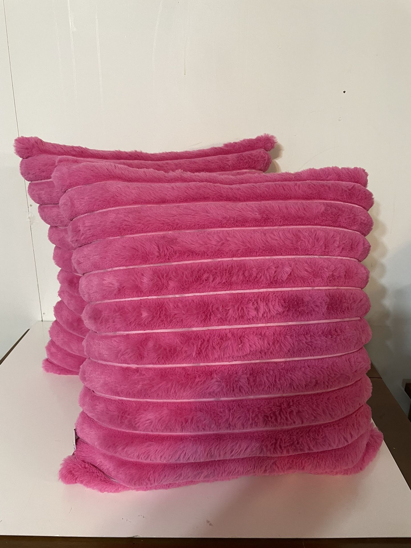 Two Beautiful Pink, Soft Pillows Never Used