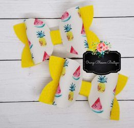 Pineapple Watermelon Bow