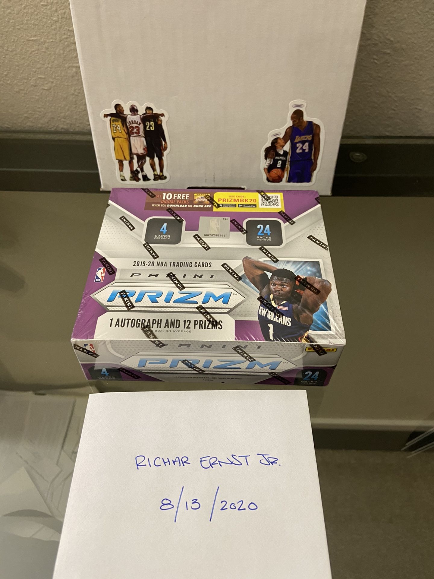 NEW 2019-20 Basketball Retail Prizm Box! Ja / Zion hunting!