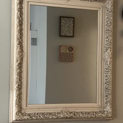 Large Vintage Mirror - Shabby Chic 