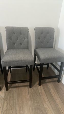 Four kitchen counter chairs $99