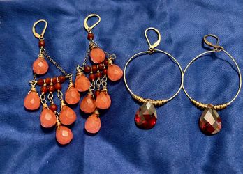 Gold Filled Earrings (1/20 14k) Two Pairs -Pick Up Only Highland Park 90042-