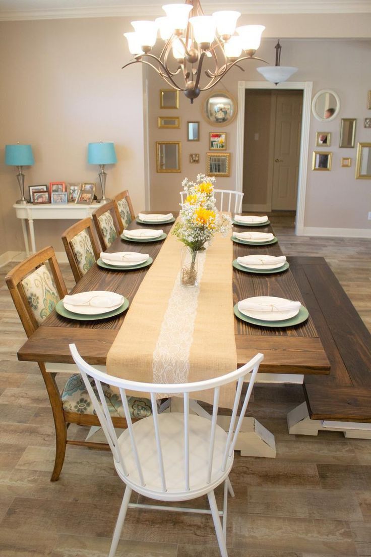 Custom Made Farmhouse Style Dining Tables.