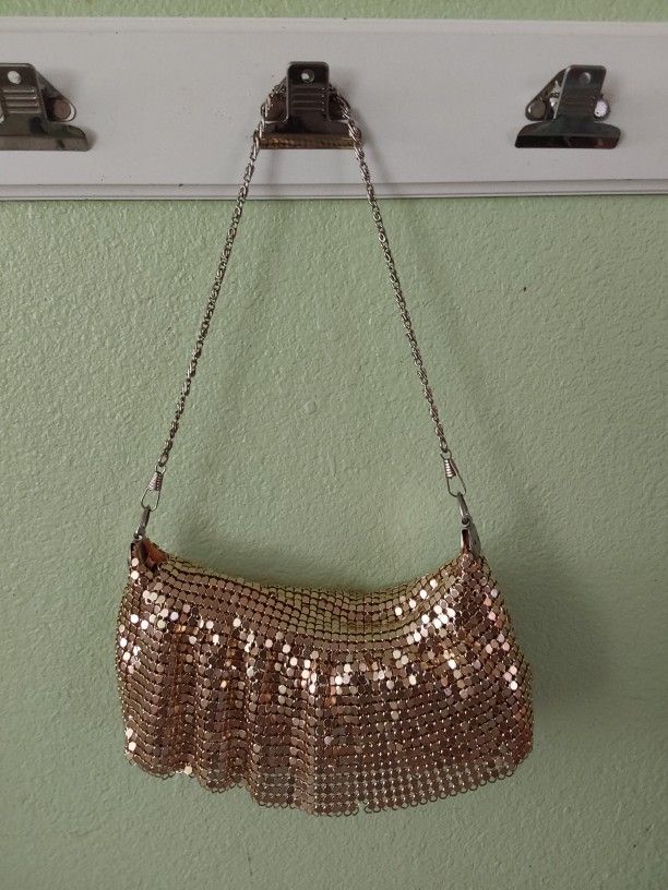 Aldo Metal Mesh Evening Purse