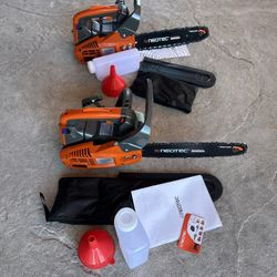 New 12”cs2500 2 stroke chainsaw. Light weight and powerful for pruning & palm trees.p/up only.$150ea