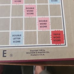 1948 Scrabble Game