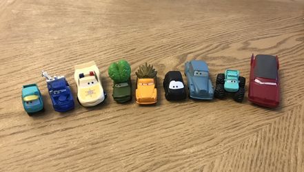 Disney Mini Race Cars Or Cake Toppers