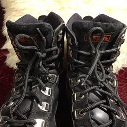 Harley Davidson Motorcycle Steel Toe Boot Leather Upper Mens Size 11 (94013)