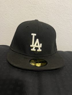 Black Dodger Hat Fitted