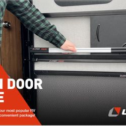 26” RV Screen Door Protector  and  Automatic RV Screen Door Closer Set.