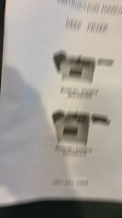 Brand new deep  fryer with basket