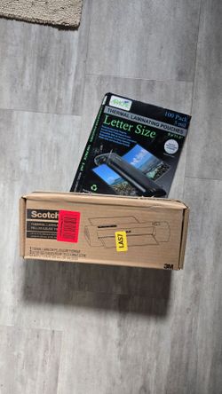 Scotch Thermal Laminator & Pouches **Brand New**