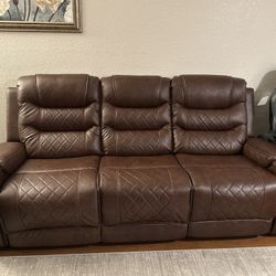 Leather Couch 