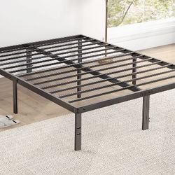 Queen bed frame + mattress