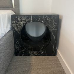 Faux Marble End Tables Or Night Stands 