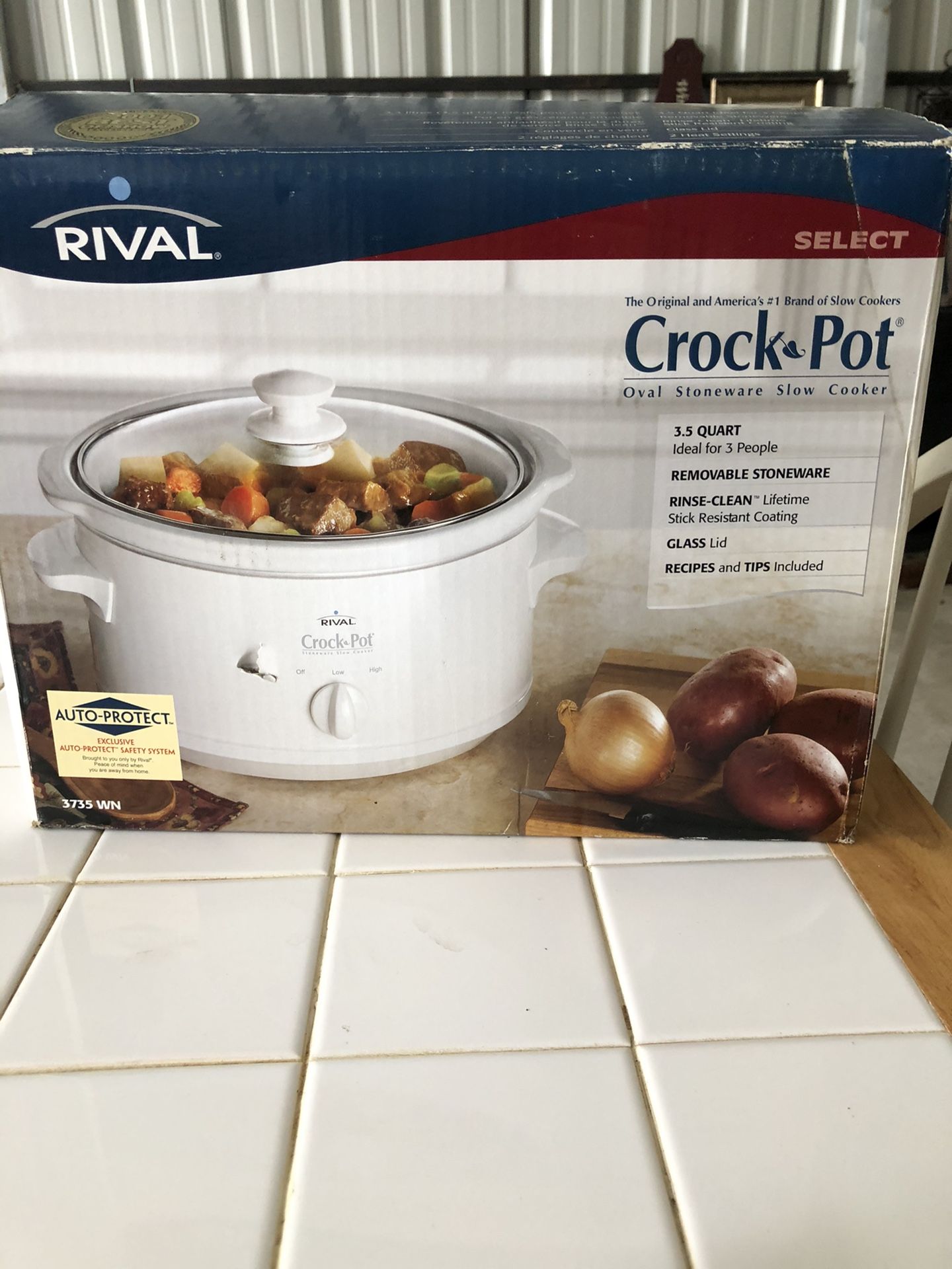 3.5 quarts crock- pot