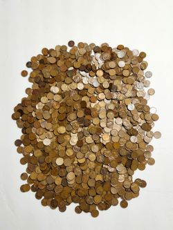 2,450 + Antique Wheat Cents / Old Wheat Penny Coins