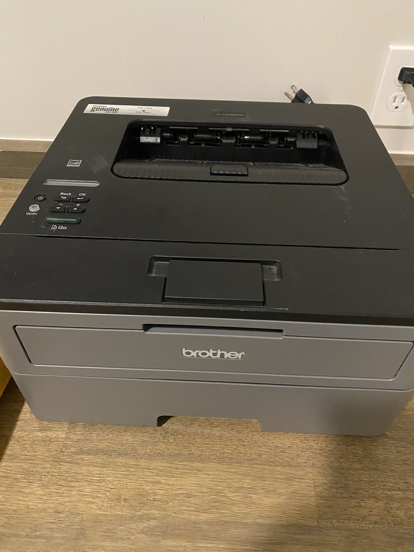 Brother Printer with New Cartridge 