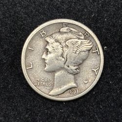 1917-S Mercury Silver Dime -- 2nd YEAR COIN IN DECENT GRADE! — SHIPPING AVAILABLE!