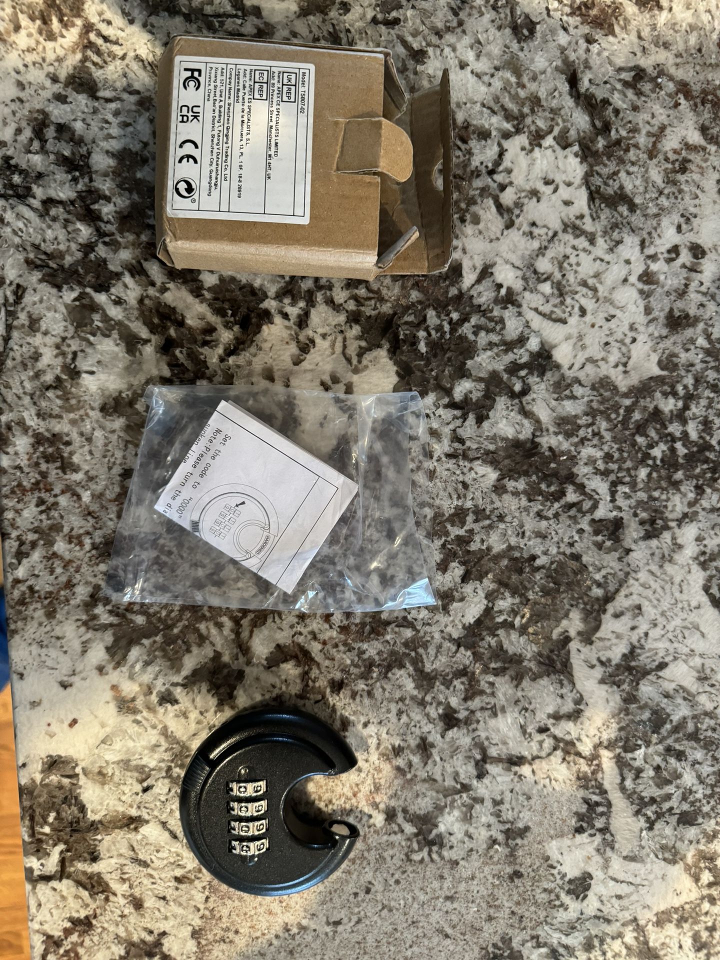 2 3/4” Combination Padlock - Never Used